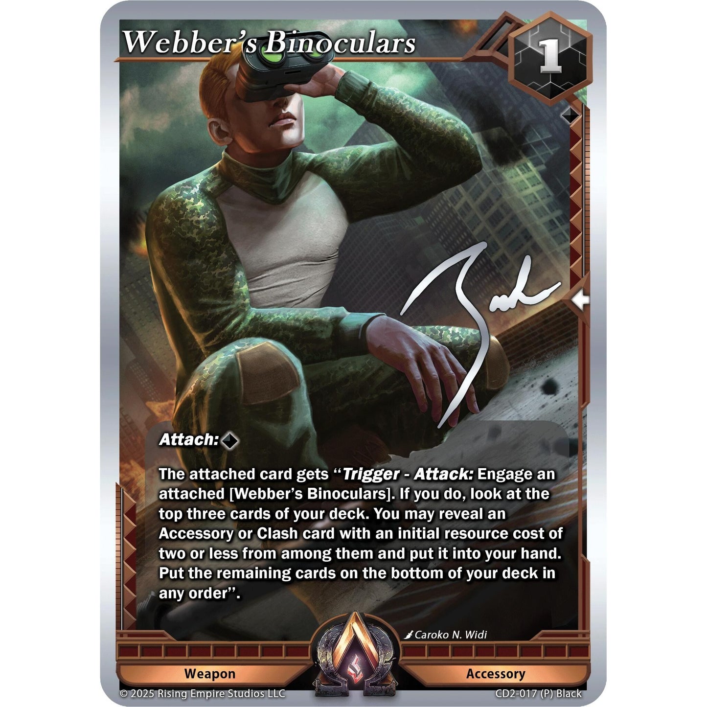 Image for Webber's Binoculars (CD2-017) (CD2) - Alpha Clash