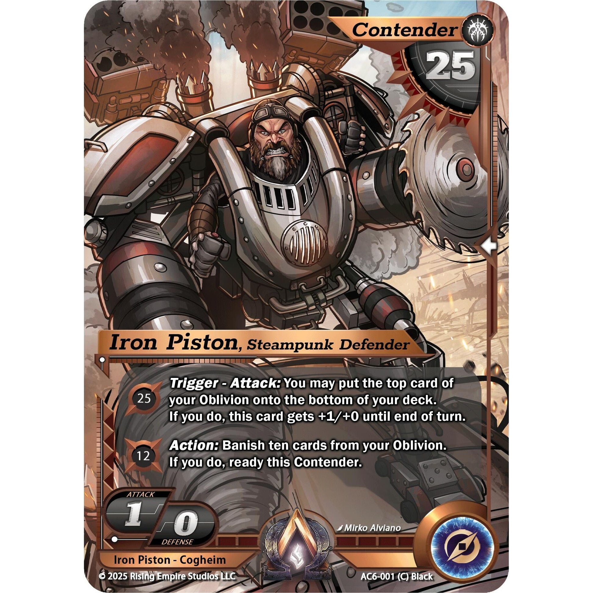 Image for Iron Piston, Steampunk Defender (AC6-001) (AC06) - Alpha Clash