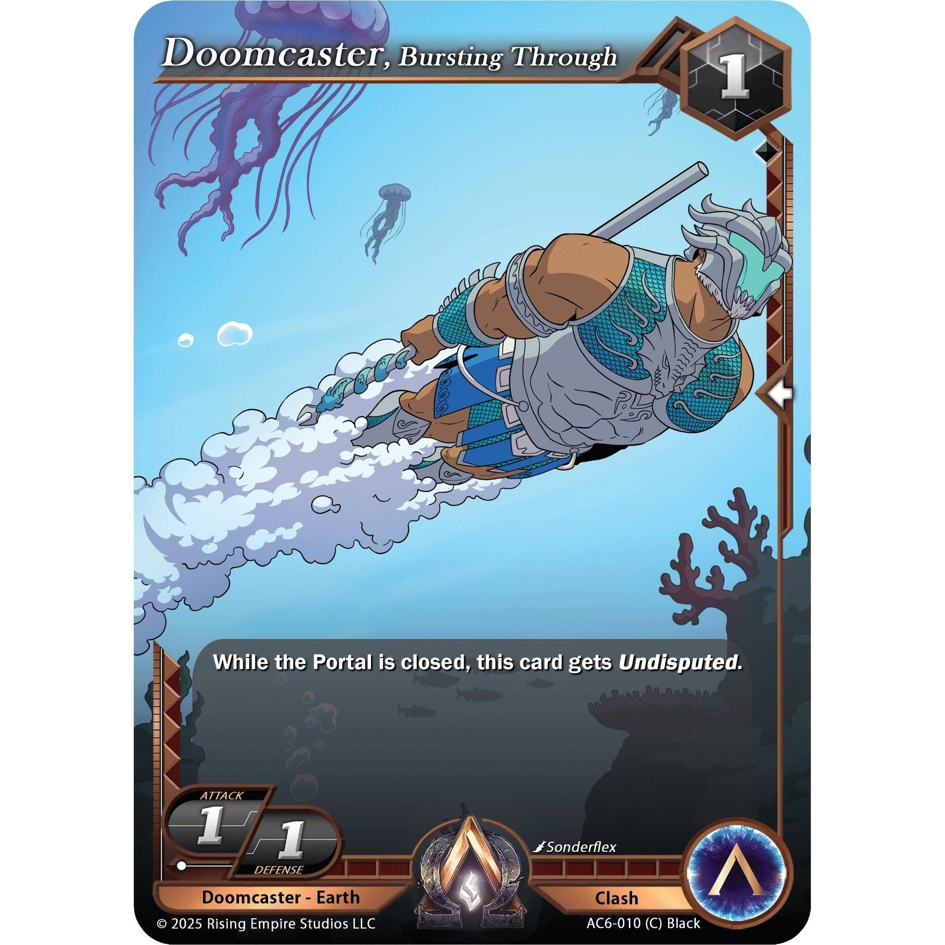 Image for Doomcaster, Bursting Through (AC6-010) (AC06) - Alpha Clash