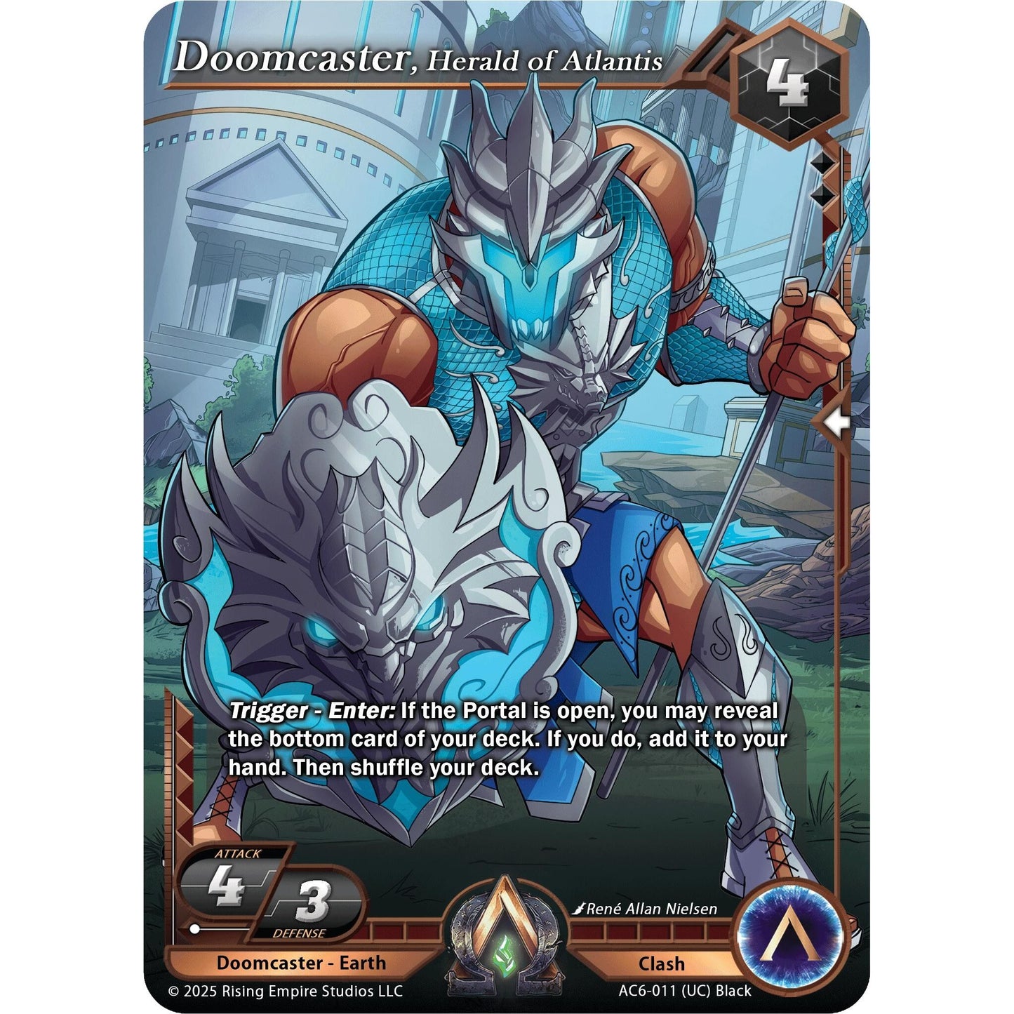 Image for Doomcaster, Herald of Atlantis (AC6-011) (AC06) - Alpha Clash