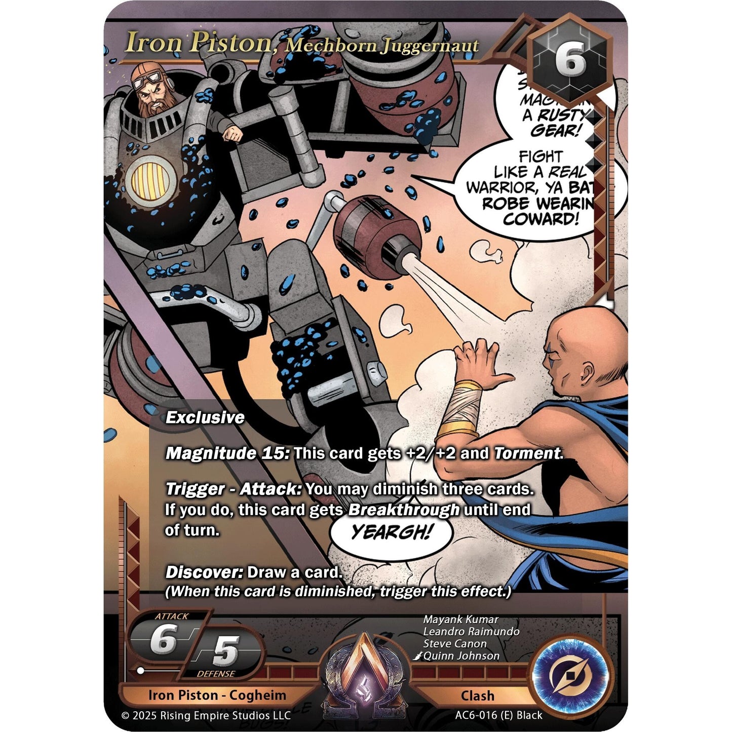 Image for Iron Piston, Mechborn Juggernaut (AC6-016) (AC06) - Alpha Clash