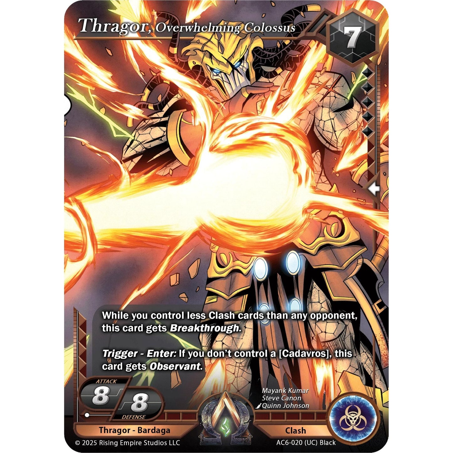 Image for Thragor, Overwhelming Colossus (AC6-020) (AC06) - Alpha Clash