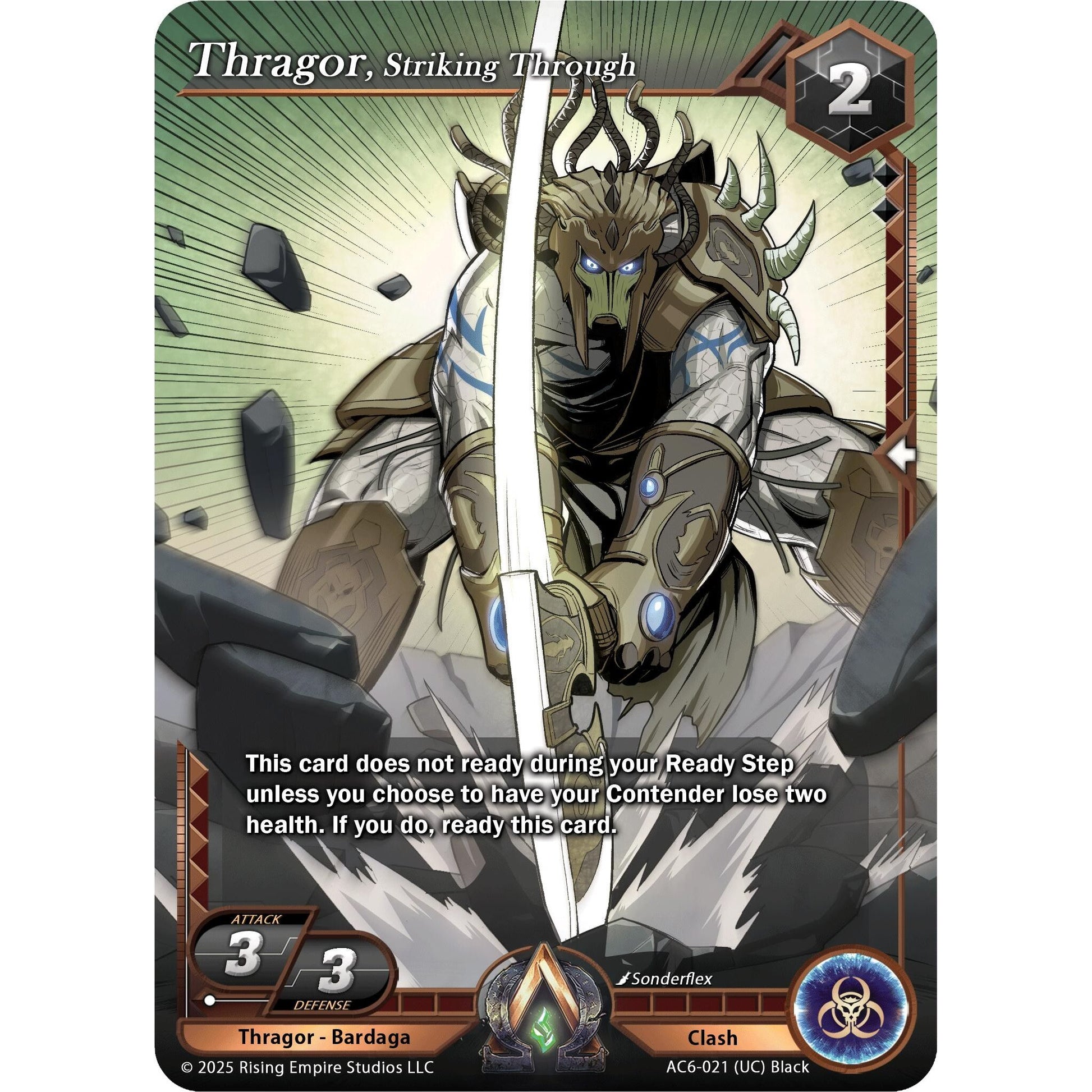 Image for Thragor, Striking Through (AC6-021) (AC06) - Alpha Clash