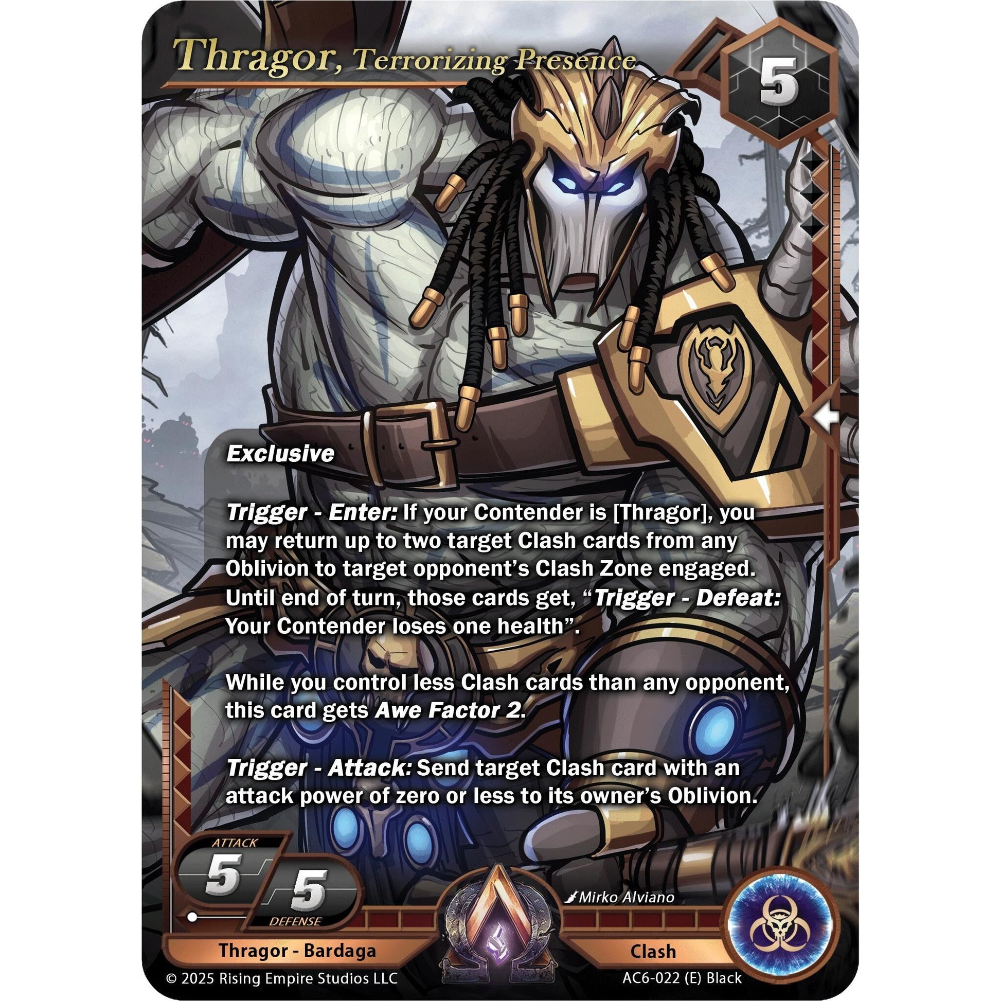 Image for Thragor, Terrorizing Presence (AC6-022) (AC06) - Alpha Clash
