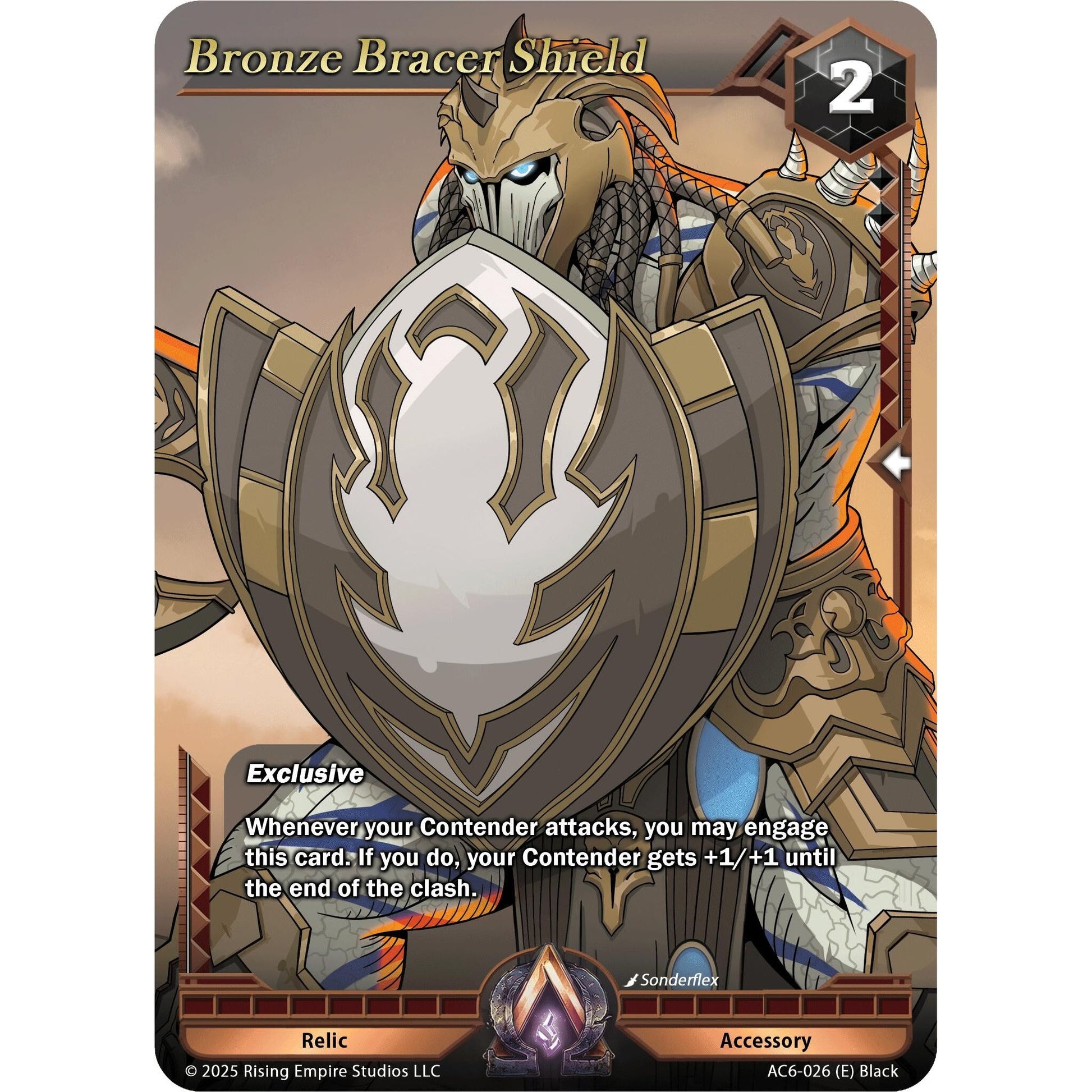 Image for Bronze Bracer Shield (AC6-026) (AC06) - Alpha Clash