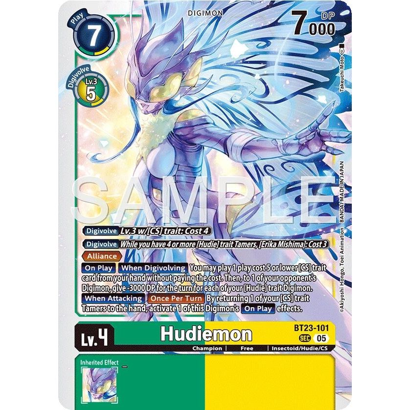 Image for Hudiemon (BT23-101 SEC) (BT-23) - Digimon Card Game