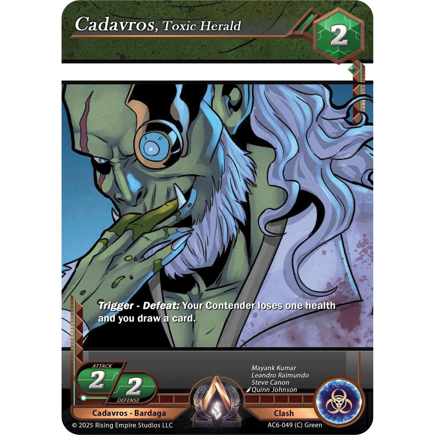 Image for Cadavros, Toxic Herald (AC6-049) (AC06) - Alpha Clash