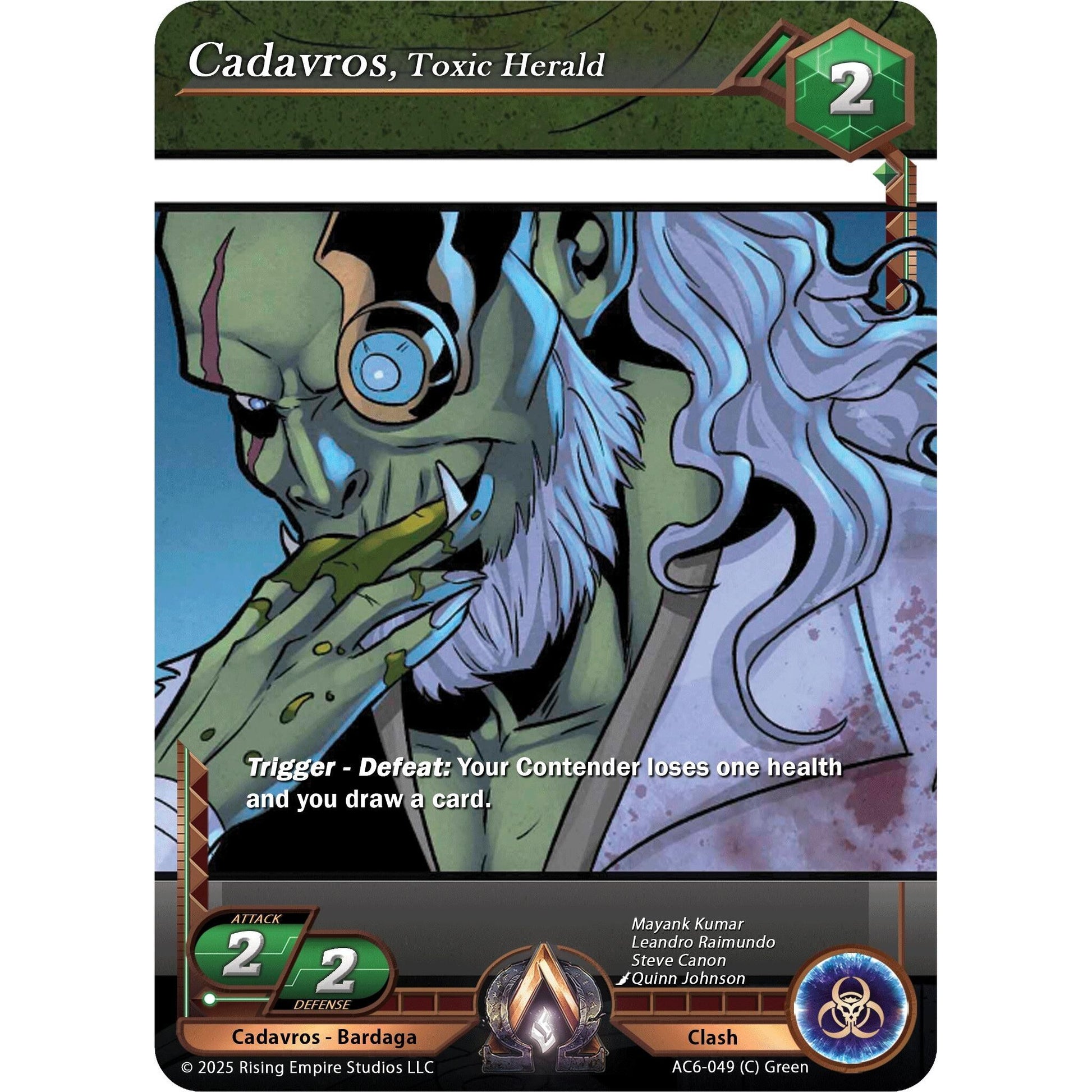 Image for Cadavros, Toxic Herald (AC6-049) (AC06) - Alpha Clash