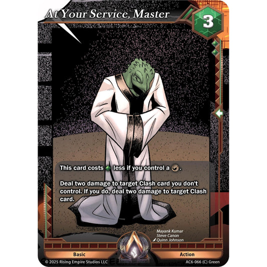 Image for At Your Service, Master (AC6-066) (AC06) - Alpha Clash
