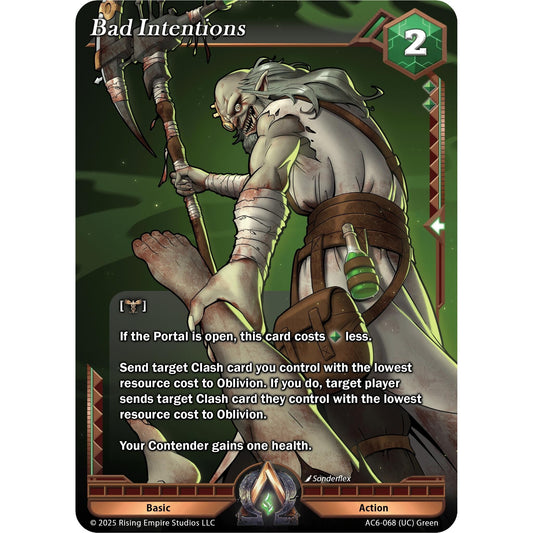 Image for Bad Intentions (AC6-068) (AC06) - Alpha Clash