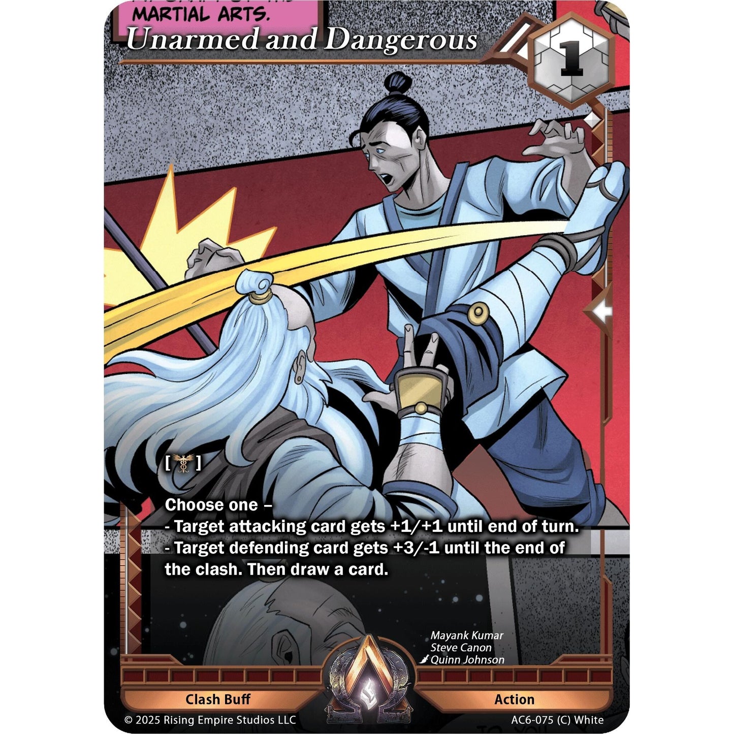 Image for Unarmed and Dangerous (AC6-075) (AC06) - Alpha Clash