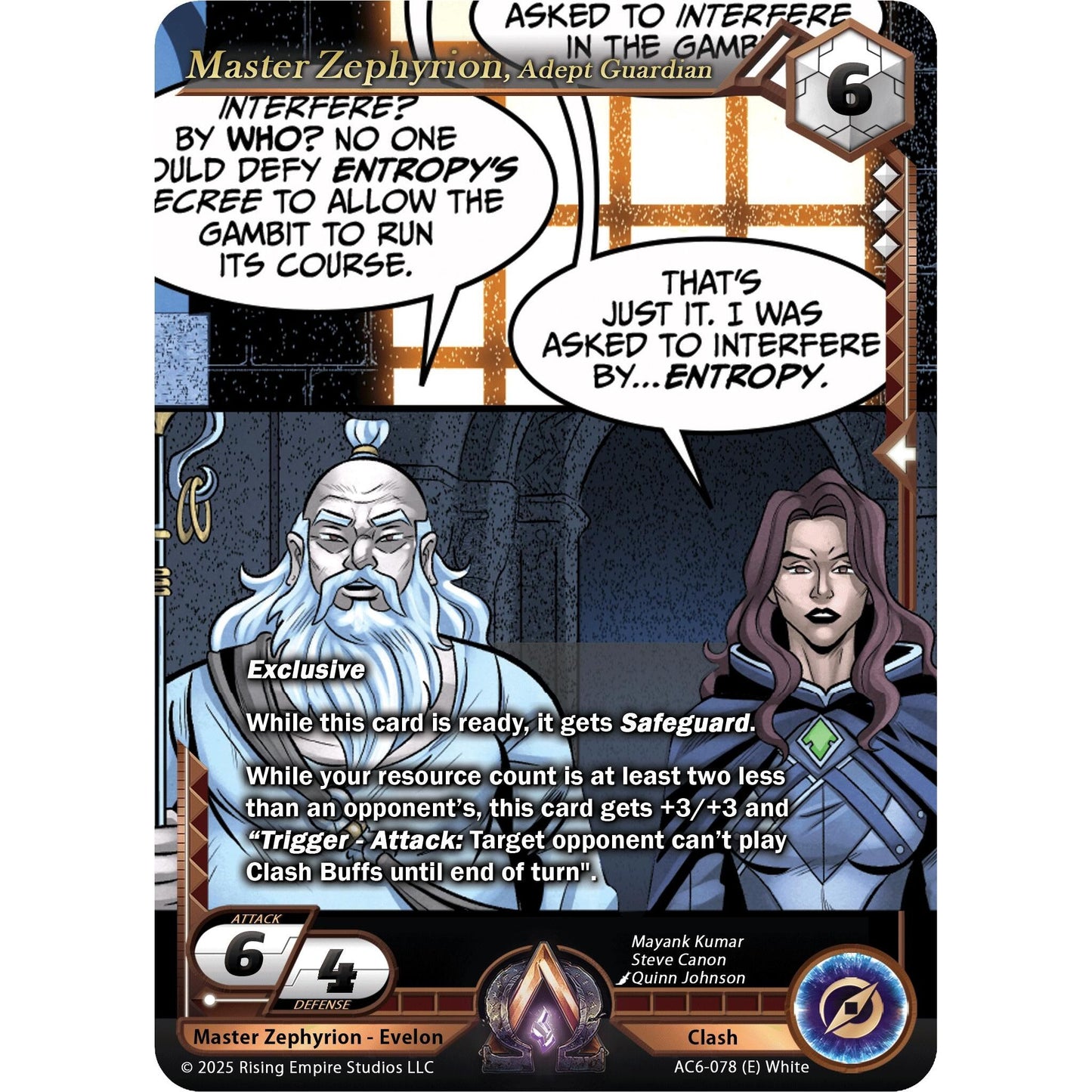 Image for Master Zephyrion, Adept Guardian (AC6-078) (AC06) - Alpha Clash