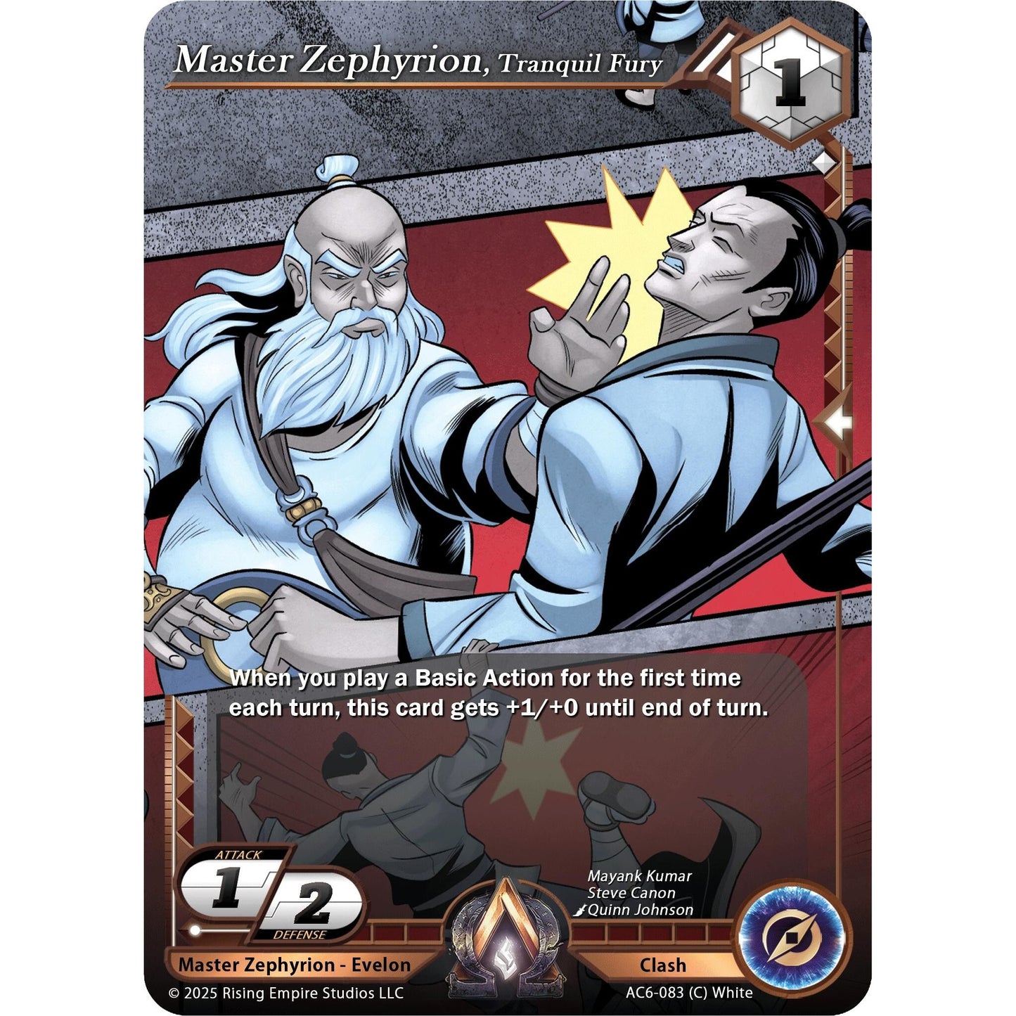 Image for Master Zephyrion, Tranquil Fury (AC6-083) (AC06) - Alpha Clash