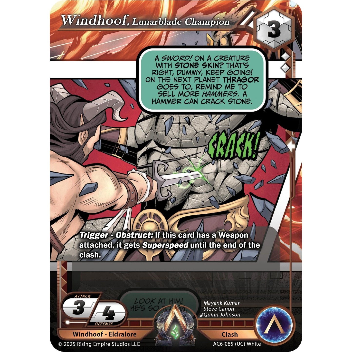 Image for Windhoof, Lunarblade Champion (AC6-085) (AC06) - Alpha Clash