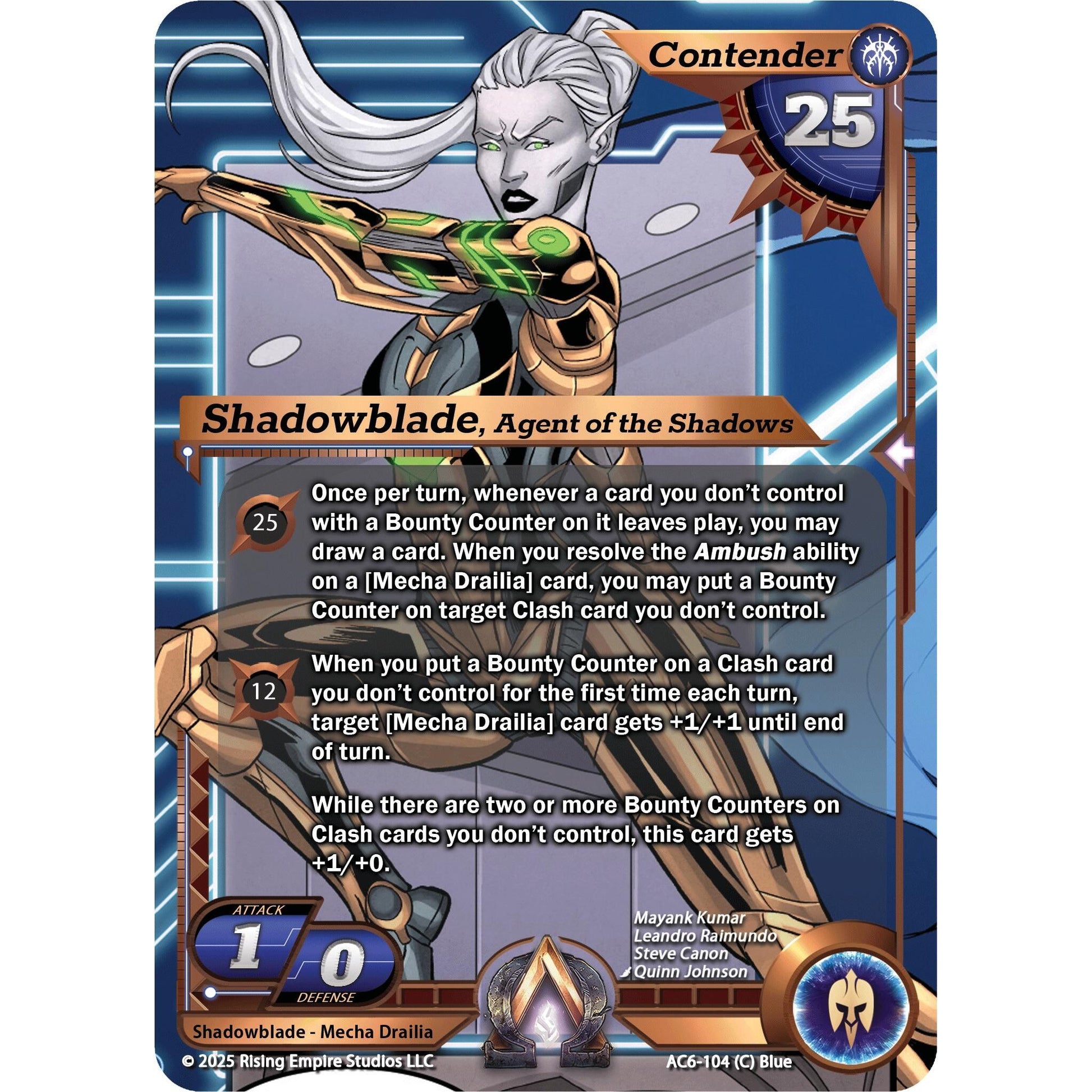 Image for Shadowblade, Agent of the Shadows (AC6-104) (AC06) - Alpha Clash
