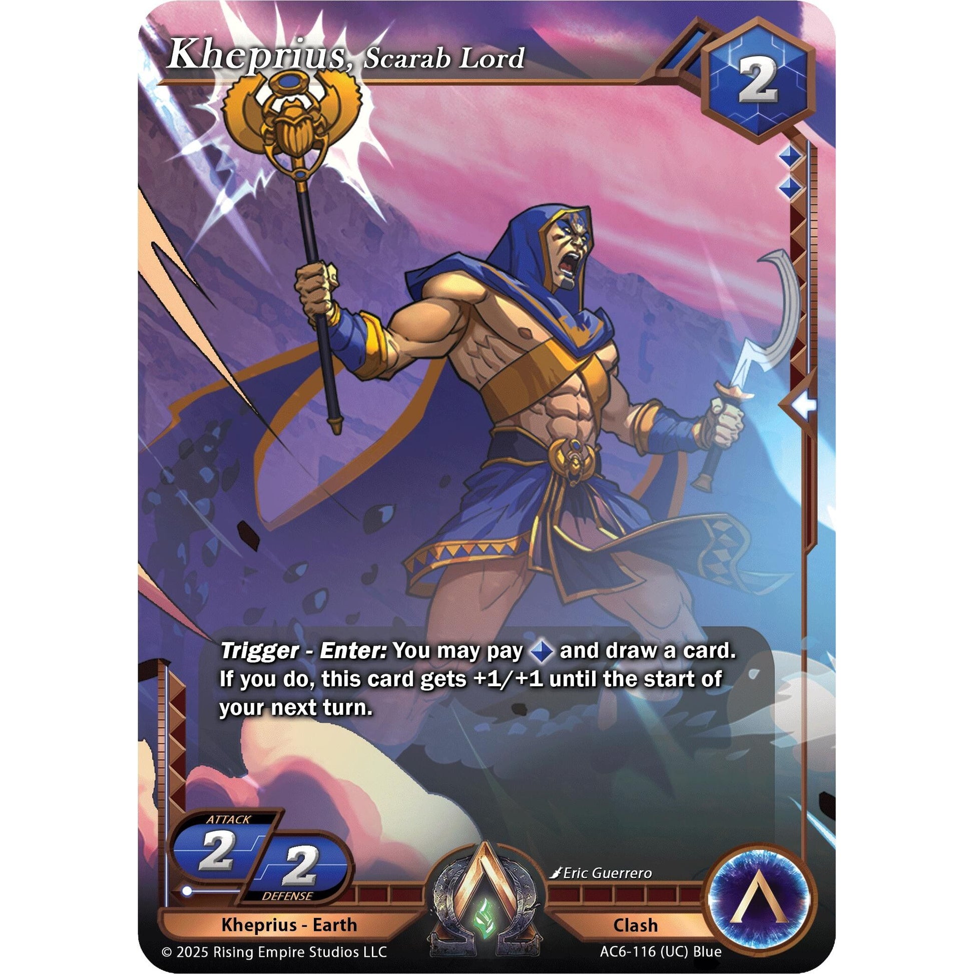 Image for Kheprius, Scarab Lord (AC6-116) (AC06) - Alpha Clash