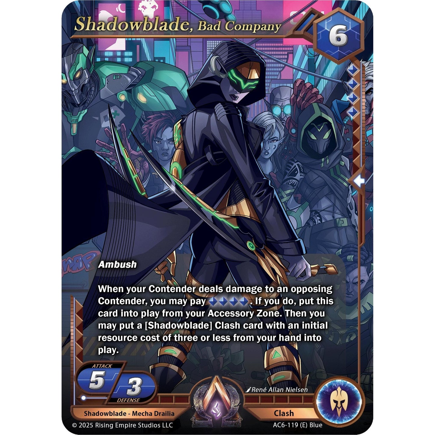 Image for Shadowblade, Bad Company (AC6-119) (AC06) - Alpha Clash