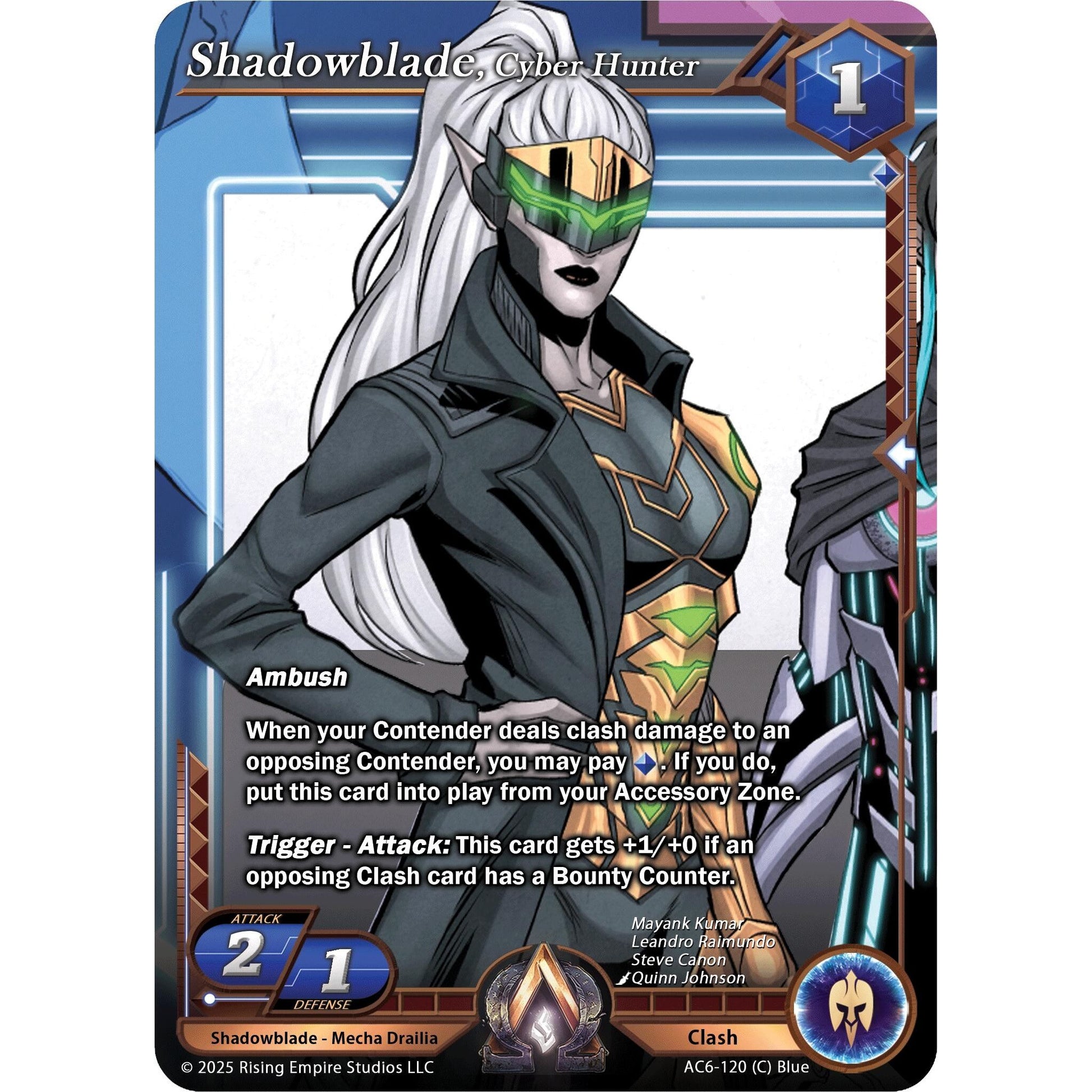 Image for Shadowblade, Cyber Hunter (AC6-120) (AC06) - Alpha Clash