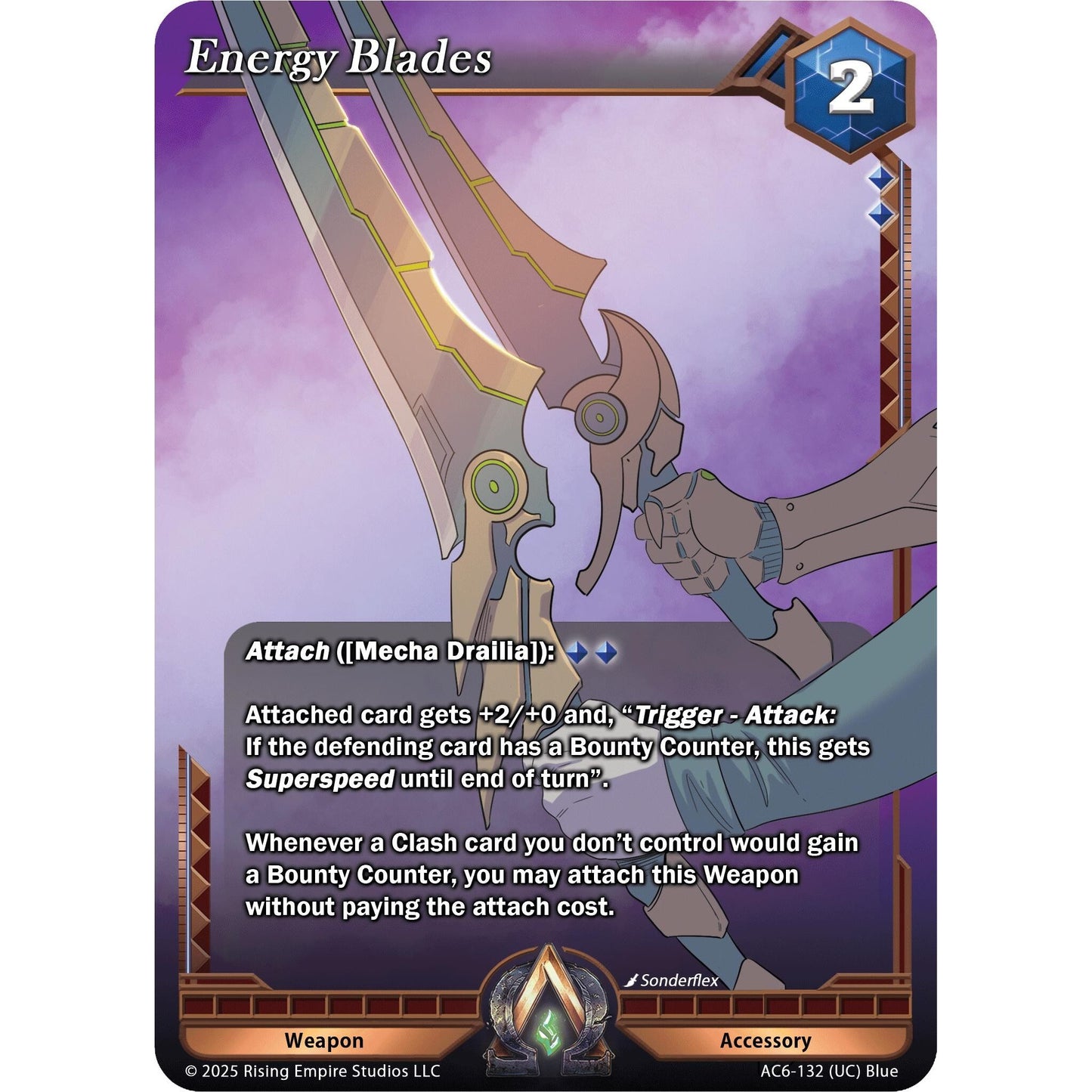 Image for Energy Blades (AC6-132) (AC06) - Alpha Clash