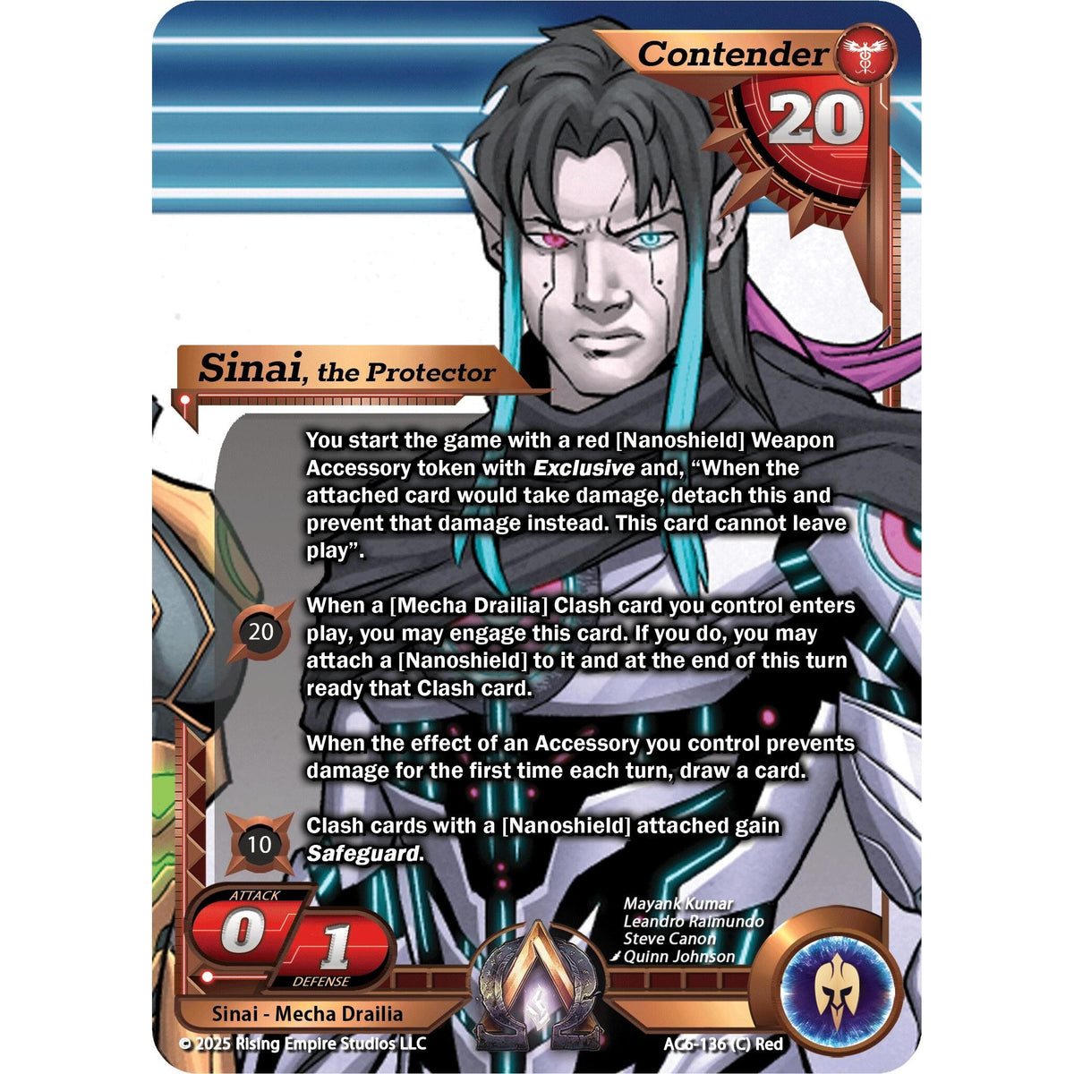 Image for Sinai, the Protector (AC6-136) (AC06) - Alpha Clash