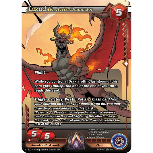 Image for Anzudak, Aerial Dominator (AC6-142) (AC06) - Alpha Clash