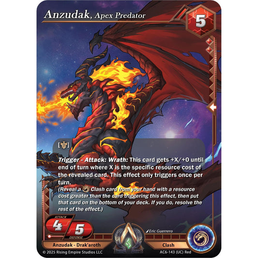 Image for Anzudak, Apex Predator (AC6-143) (AC06) - Alpha Clash