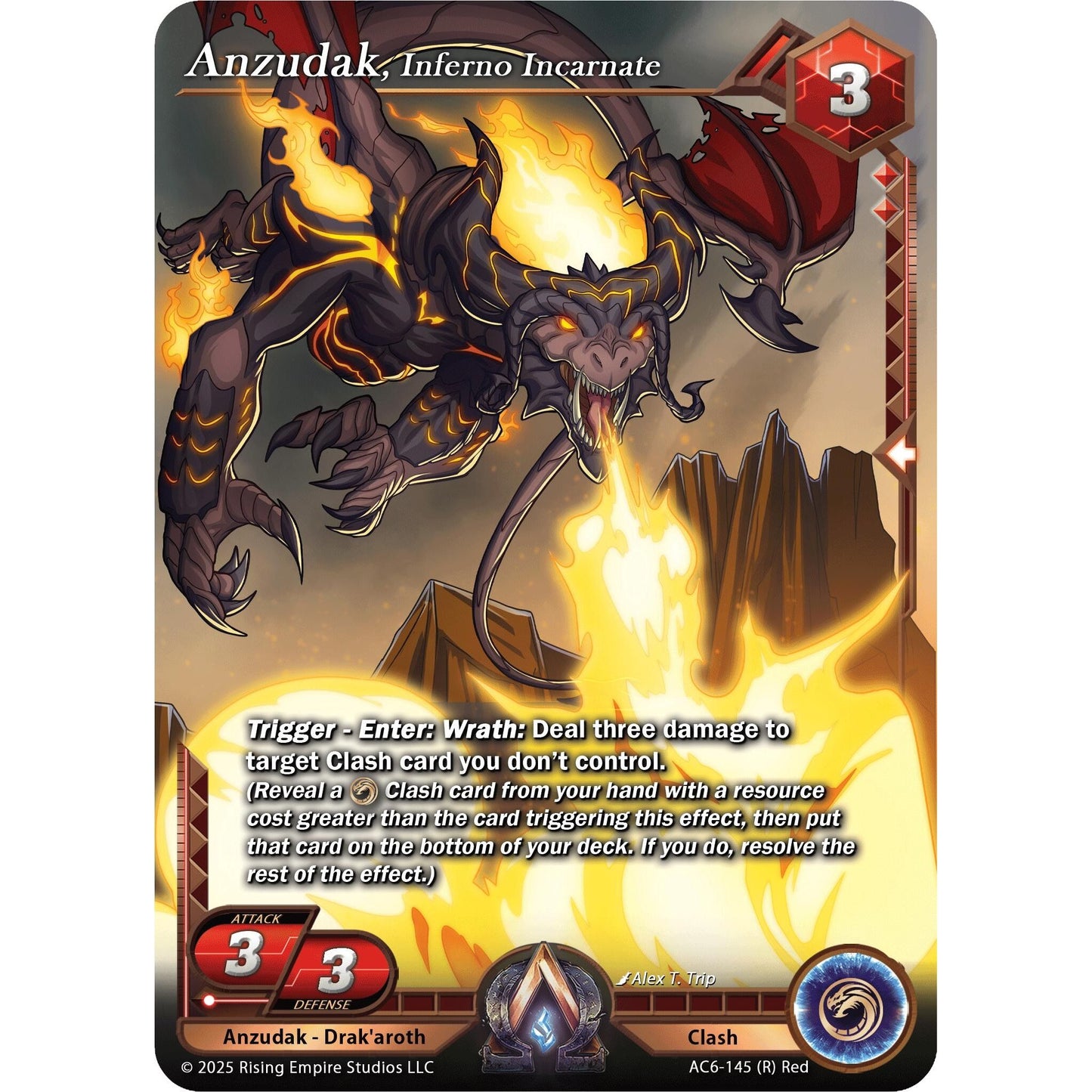 Image for Anzudak, Inferno Incarnate (AC6-145) (AC06) - Alpha Clash
