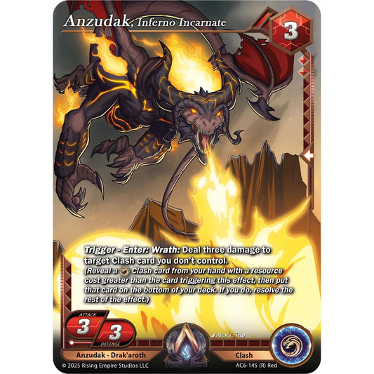 Image for Anzudak, Inferno Incarnate (AC6-145) (AC06) - Alpha Clash