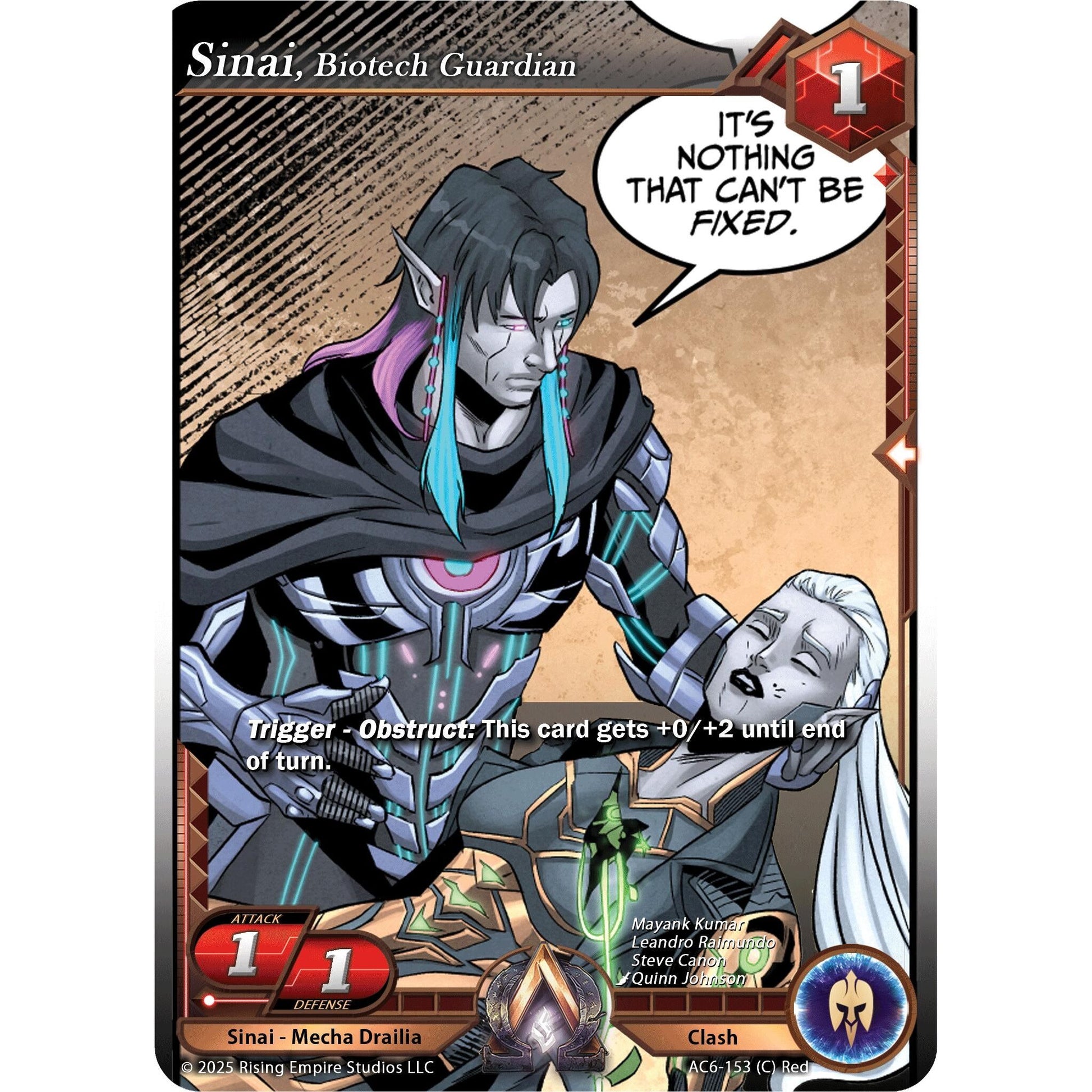 Image for Sinai, Biotech Guardian (AC6-153) (AC06) - Alpha Clash
