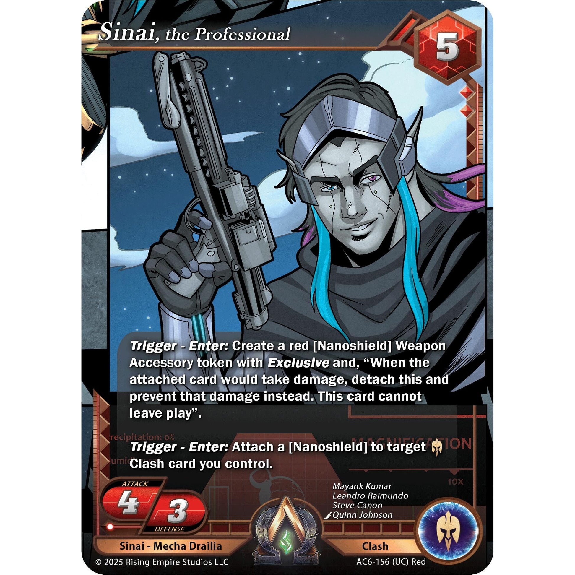 Image for Sinai, the Professional (AC6-156) (AC06) - Alpha Clash