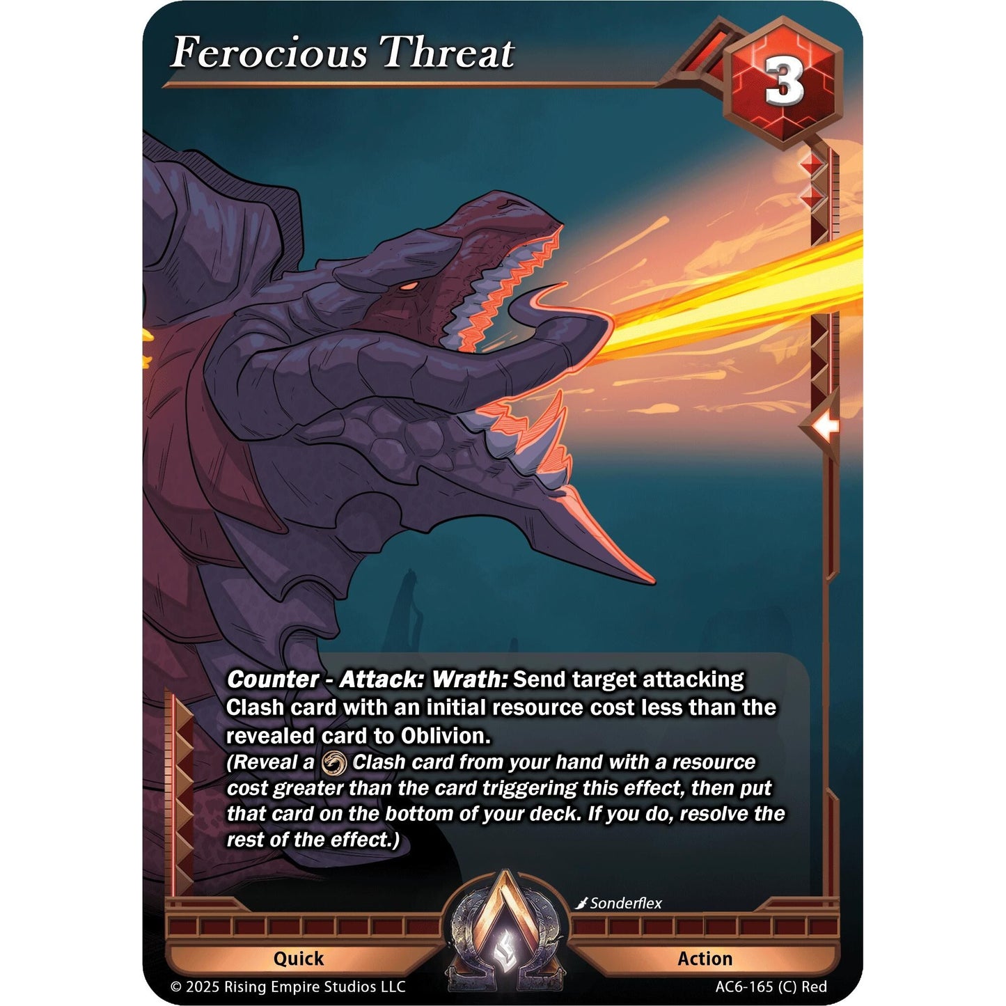 Image for Ferocious Threat (AC6-165) (AC06) - Alpha Clash