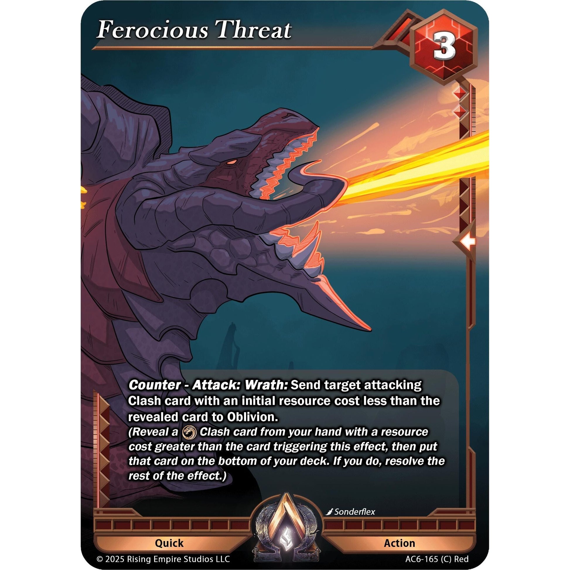 Image for Ferocious Threat (AC6-165) (AC06) - Alpha Clash