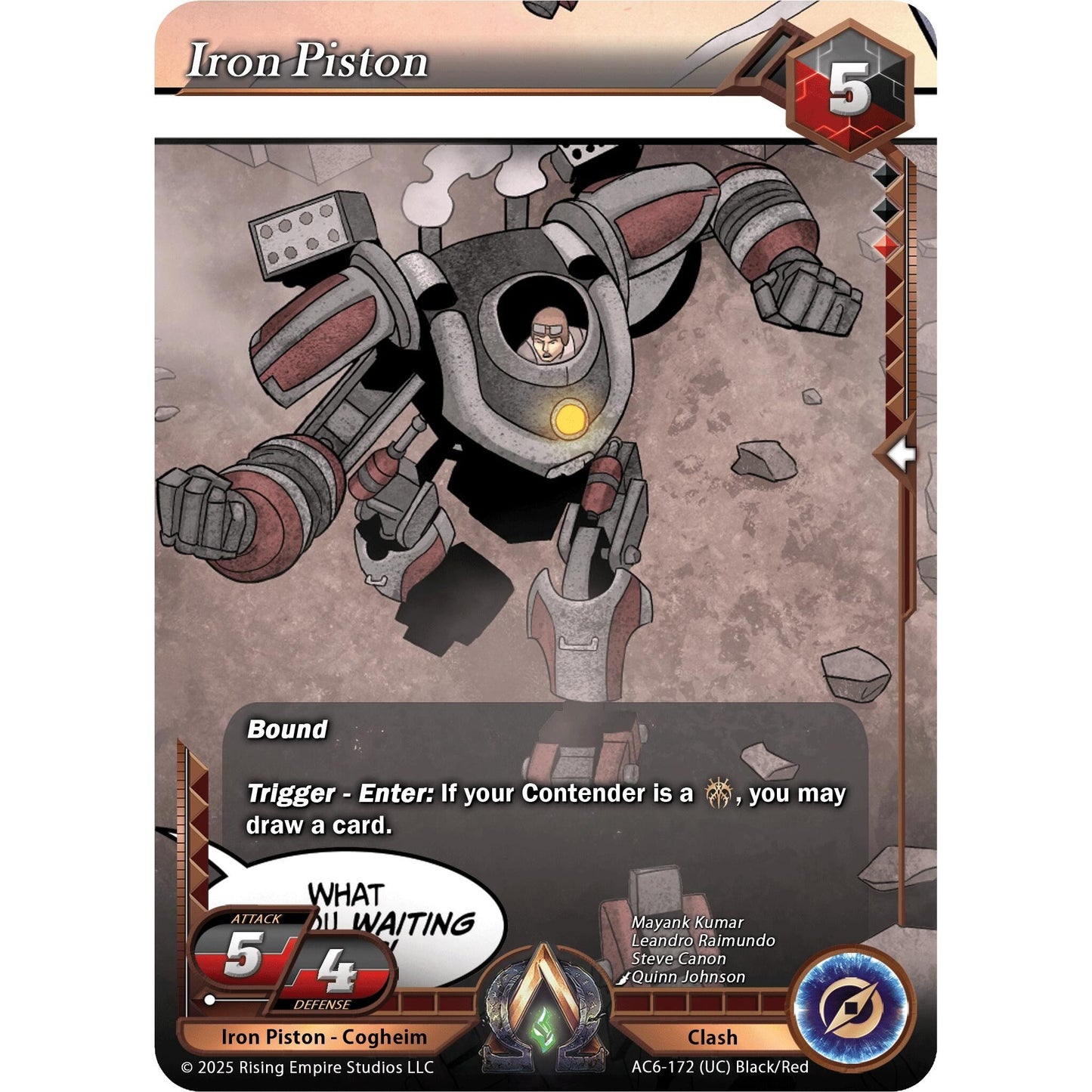 Image for Iron Piston (AC6-172) (AC06) - Alpha Clash