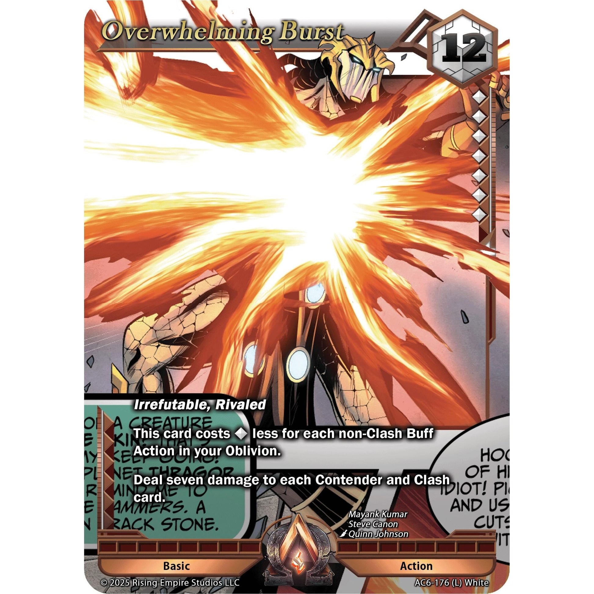 Image for Overwhelming Burst (AC6-176) (AC06) - Alpha Clash