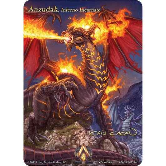 Image for Anzudak, Inferno Incarnate (Iconic Art) (AC6-145) (AC06) - Alpha Clash