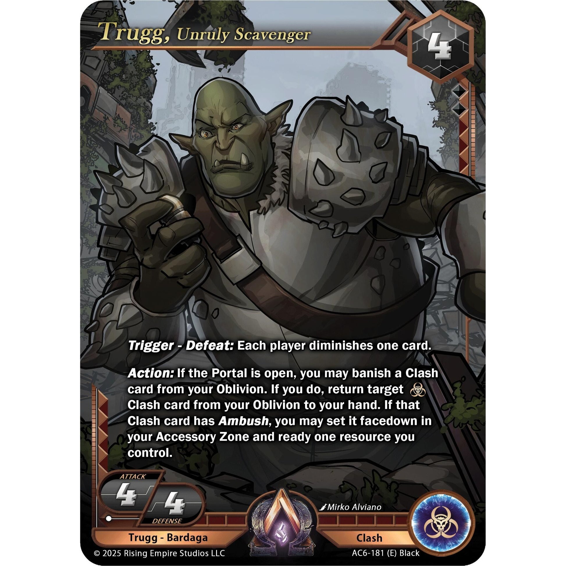 Image for Trugg, Unruly Scavenger (AC6-181) (AC06) - Alpha Clash