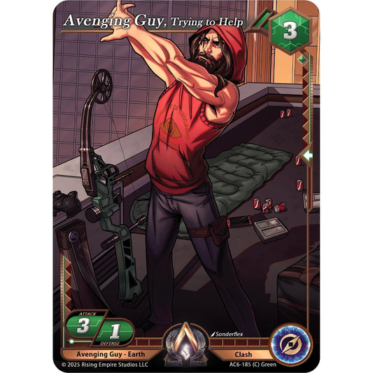Image for Avenging, Trying to Help (AC6-185) (AC06) - Alpha Clash