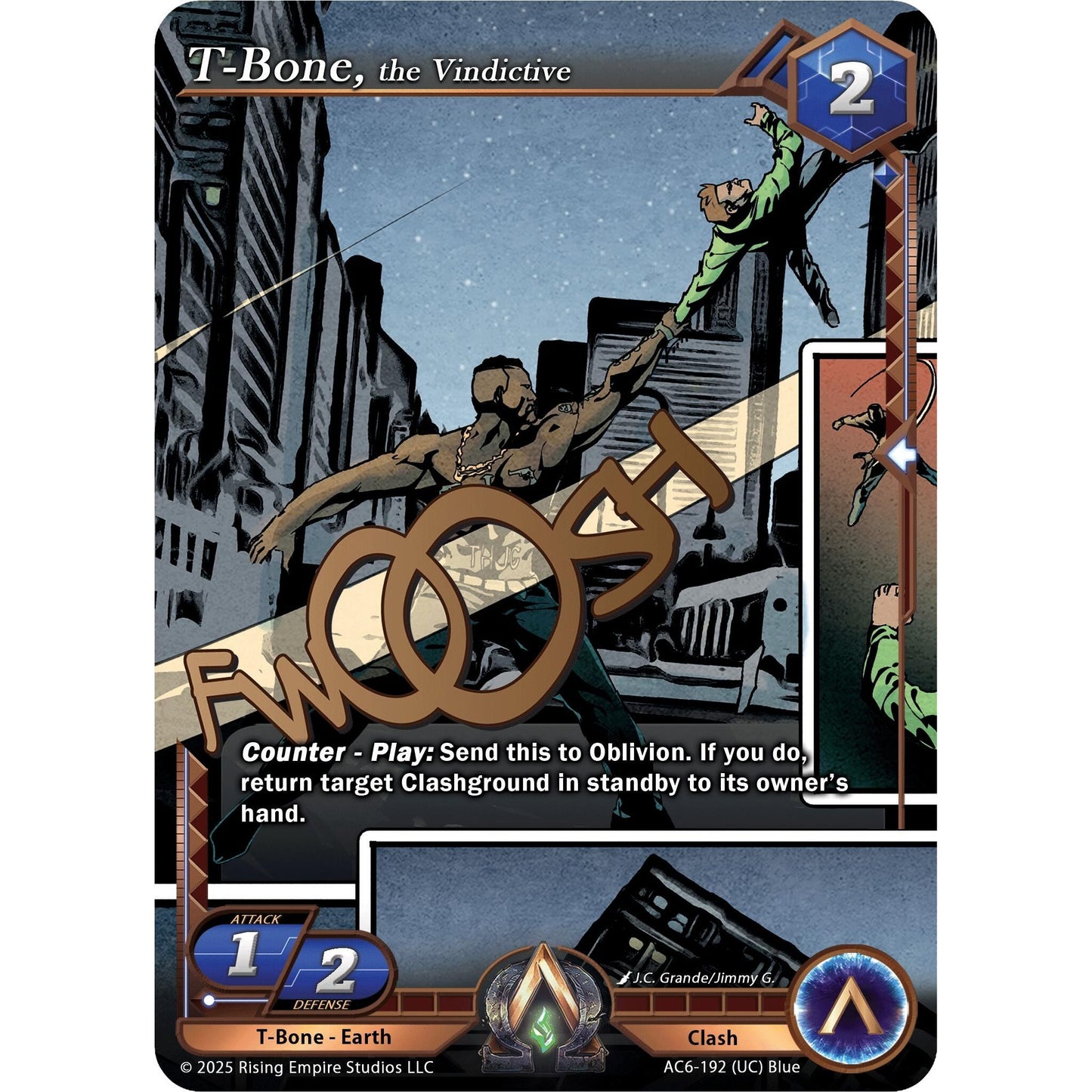 Image for T-Bone, the Vindictive (AC6-192) (AC06) - Alpha Clash