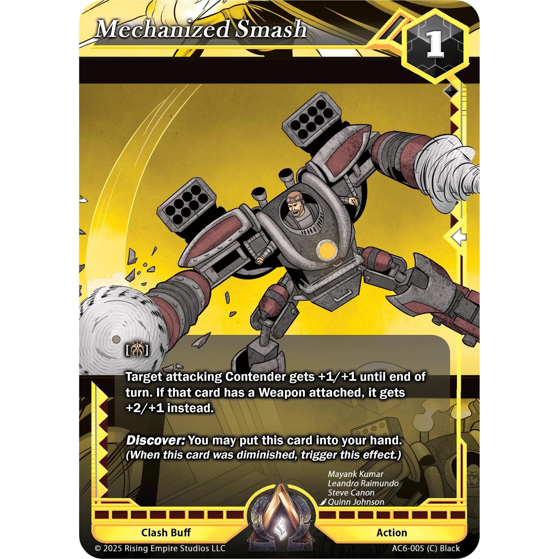 Image for Mechanized Smash (Gold) (AC6-005) (AC06) - Alpha Clash
