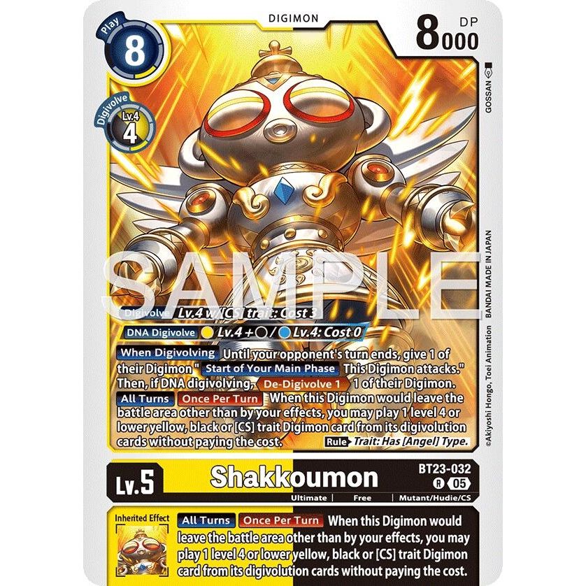 Image for Shakkoumon (BT23-032 R) (BT-23) - Digimon Card Game