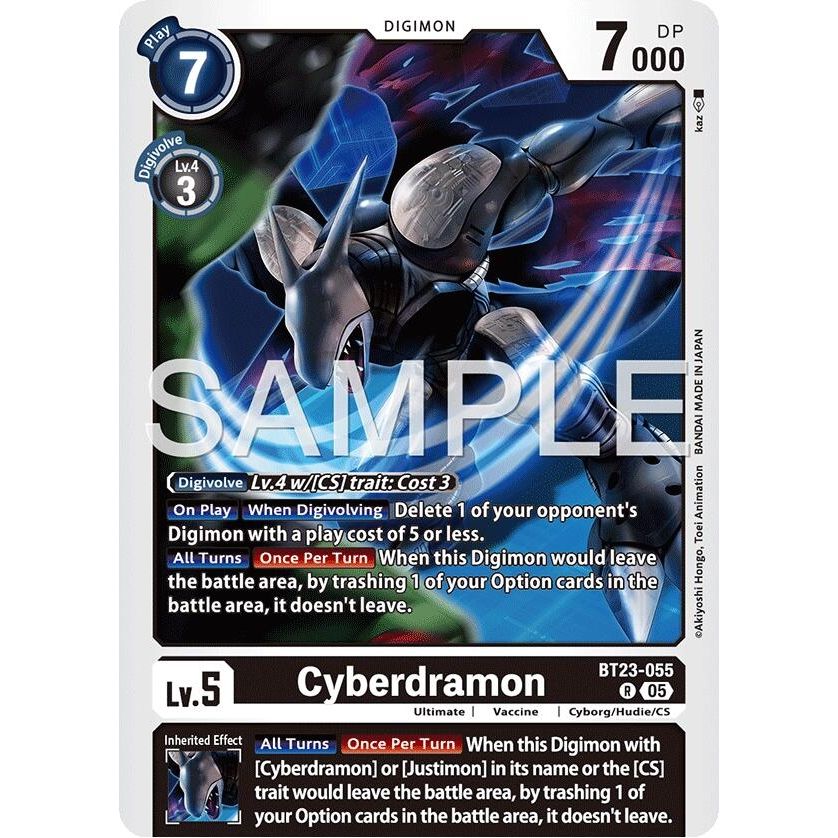 Image for Cyberdramon (BT23-055 R) (BT-23) - Digimon Card Game