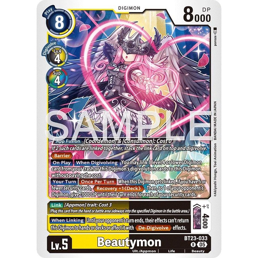Image for Beautymon (BT23-033 R) (BT-23) - Digimon Card Game