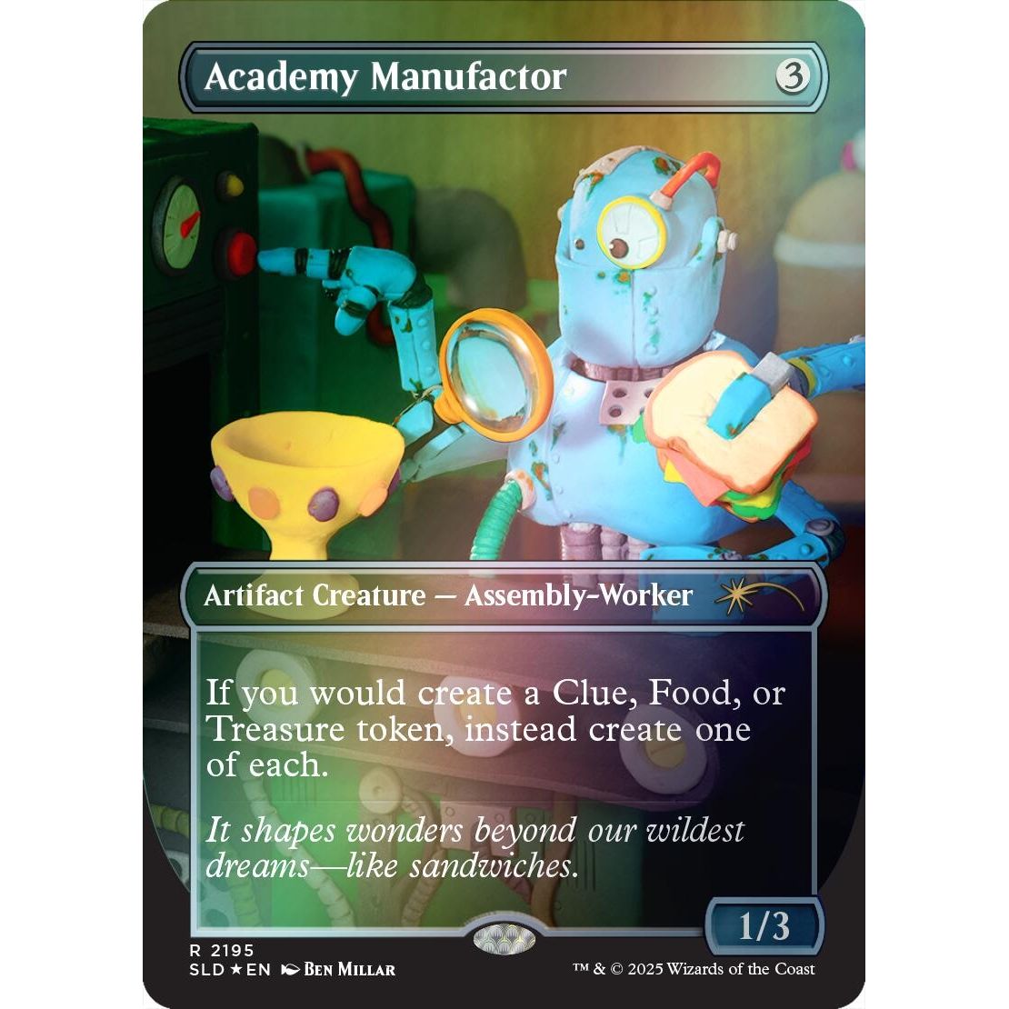 Image for Academy Manufactor (Rainbow Foil) (2195) (SLD) - Magic: The Gathering