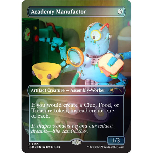 Image for Academy Manufactor (Rainbow Foil) (2195) (SLD) - Magic: The Gathering