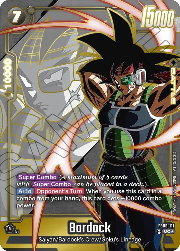 Image for Bardock - FB08-111 (Alternate Art) (FB08-111) (FB08) - Dragon Ball Super: Fusion World