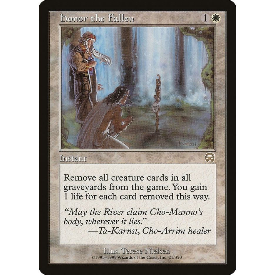 Image for Honor the Fallen (21) (MMQ) - Magic: The Gathering