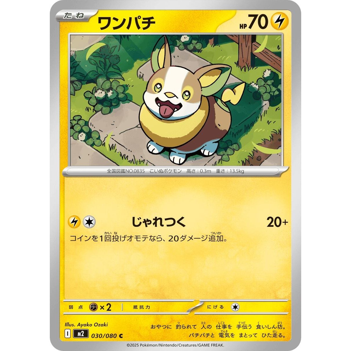 Image for Yamper (030/080) (M2) - Pokemon Japan