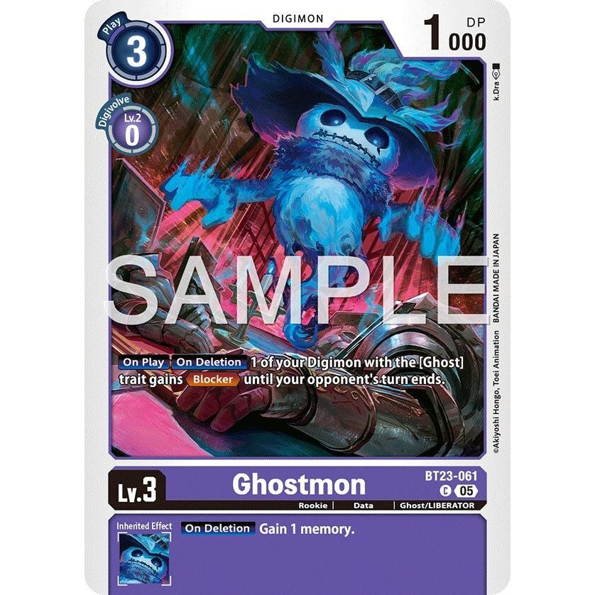 Image for Ghostmon (BT23-061 C) (BT-23) - Digimon Card Game