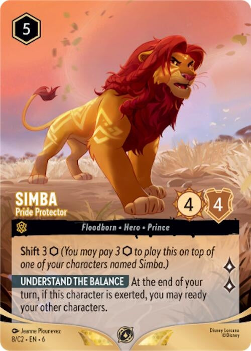 Image for Simba - Pride Protector (8) (DLPC) - Disney Lorcana