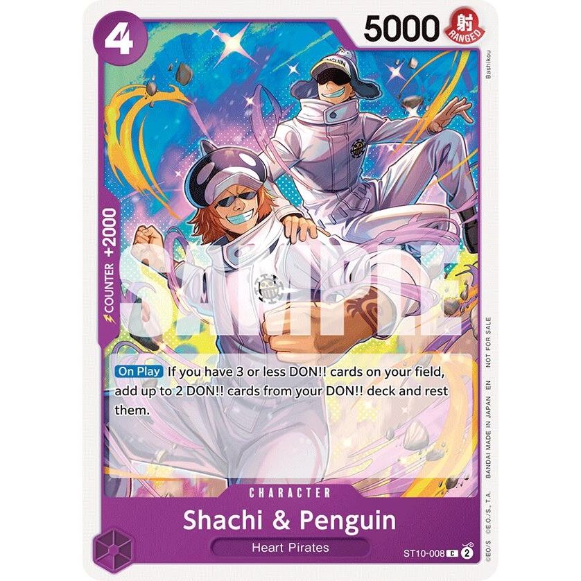 Image for Shachi & Penguin (Tournament Pack 2025 Vol. 4) (ST10-008) (OP-PR) - One Piece Card Game